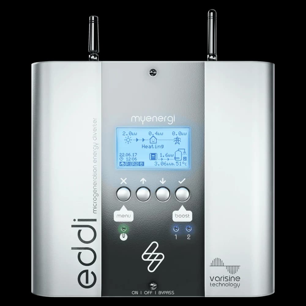 Genuine myenergi eddi hot-water diverter with screen and controls
