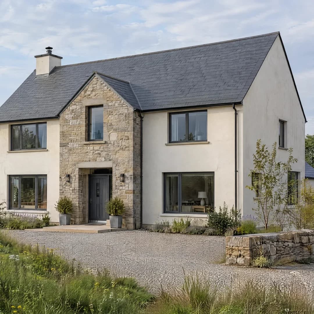 New-build homes — architectural design concept